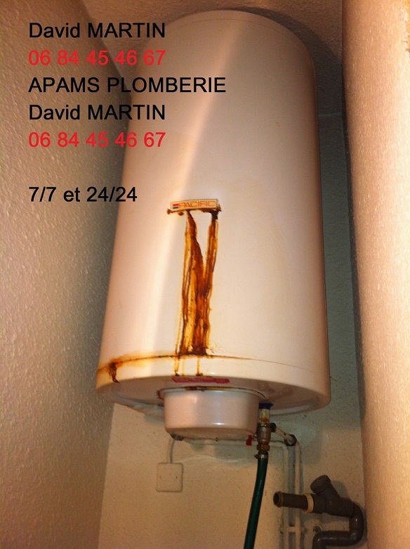 apams plomberie Anse dépannage chauffe eau en panne Anse